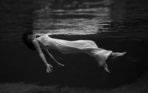 girl, water