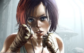 girl, redhead