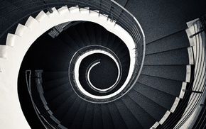 photography, circle, steel, stairs
