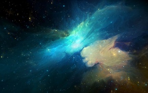 space, nebula, space art