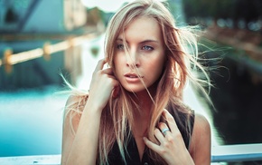 face, model, portrait, blonde, girl