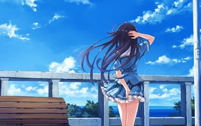 Deep Blue Sky  Pure White Wings, visual novel, anime girls, Koga Sayoko