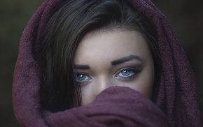 face, portrait, model, girl