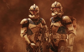 Galactic Republic, clone trooper, Star Wars, fan art