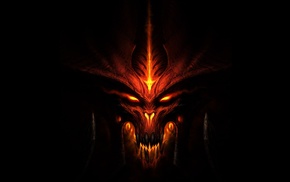 Diablo, Diablo III, dark, evil, orange
