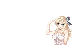 Boku wa Tomodachi ga Sukunai, simple background, anime girls, white background, Kashiwazaki Sena