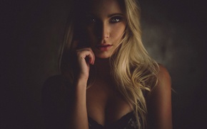 girl, portrait, model, face, blonde