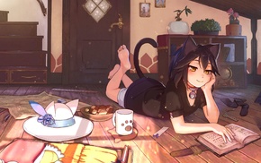 anime girls, anime, nekomimi