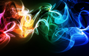 abstract, smoke, colorful