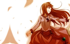 Holo, wolf girls, Spice and Wolf, anime, anime girls
