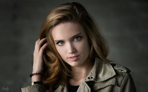 model, portrait, blonde, girl, face