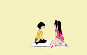 anime girls, stockings, short hair, anime, manga, shorts