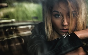 model, girl, face, blonde, portrait