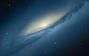 OS X, spiral galaxy, space
