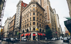 building, cityscape, street, New York City