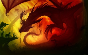 dragon, fantasy art