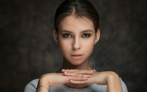 nose rings, face, portrait, girl, Elena Aksenova