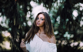 portrait, girl, model, face