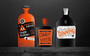 bottles, drawing, HIV blood
