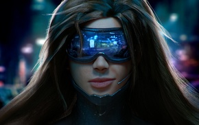cyberpunk, futuristic