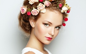 portrait, model, face