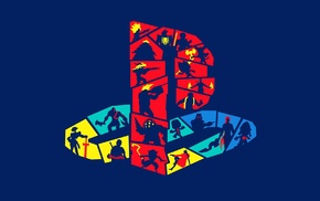 logo, video games, PlayStation, Sony