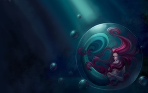 The Little Mermaid, artwork, fantasy art