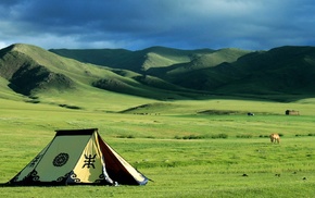 tents, mountain