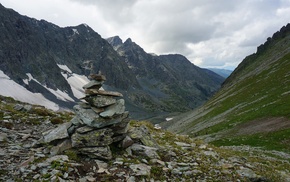 rock, mountain