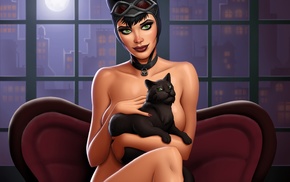 nude, Catwoman, artwork