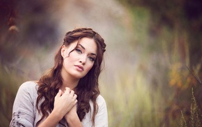 portrait, face, girl
