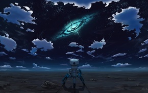 Rakuen Tsuihou, night, space