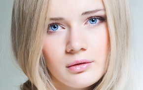 face, blue eyes, blonde