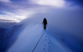climbing, cold, Mont Blanc, landscape, snow, mountain