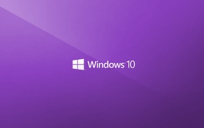 minimalism, Windows 10, window, logo