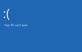 Windows 8, emoticons, frown, humor, operating systems, BSOD