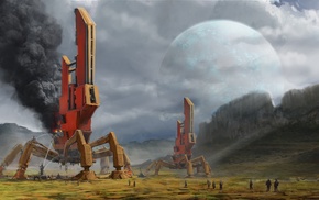 futuristic, artwork