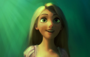 Tangled, illustration, Disney princesses, Rapunzel