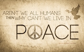 peace, typography, writing