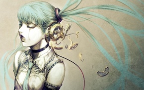 artwork, Vocaloid, fantasy art, Hatsune Miku, anime