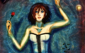 artwork, BioShock Infinite, rose, girl