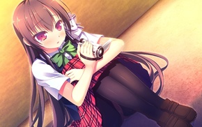 Love Rec., school uniform, visual novel, anime girls, Shirosawa Miyuki