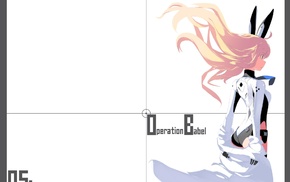 blonde, bunny ears, Operation Babel, anime girls