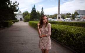 dress, girl, portrait