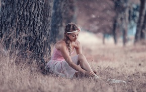 girl outdoors, ballerina