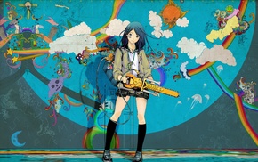 anime girls, original characters, artwork