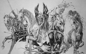 fantasy art, spooky, drawing, artwork