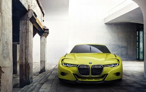 green cars, 2015, vehicle, BMW, BMW 30 CSL Hommage Concept, car