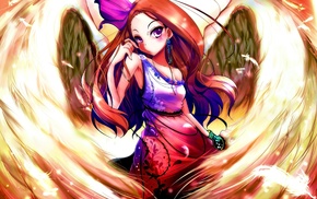 THE iDOLMSTER, wings, anime, artwork, Minase Iori, anime girls