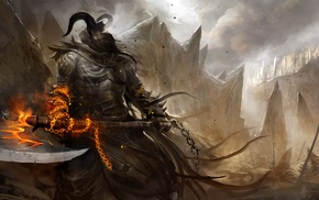 artwork, Guild Wars 2, demon, fantasy art